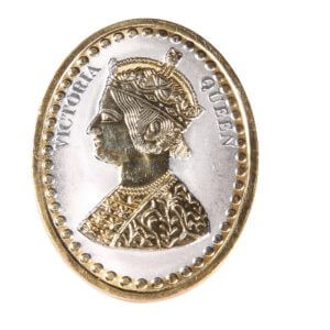 Rmp Jewellers Silver Coin Oval Victoria